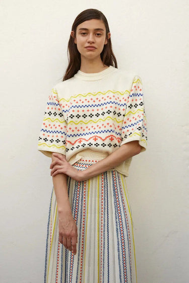 THEODORE Top in Milk-Top-Molli-Debs Boutique